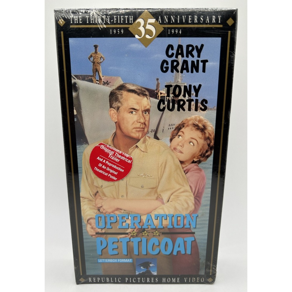 Operation Petticoat VHS 1994 35th Anniversary Edition Cary Grant NEW Sealed